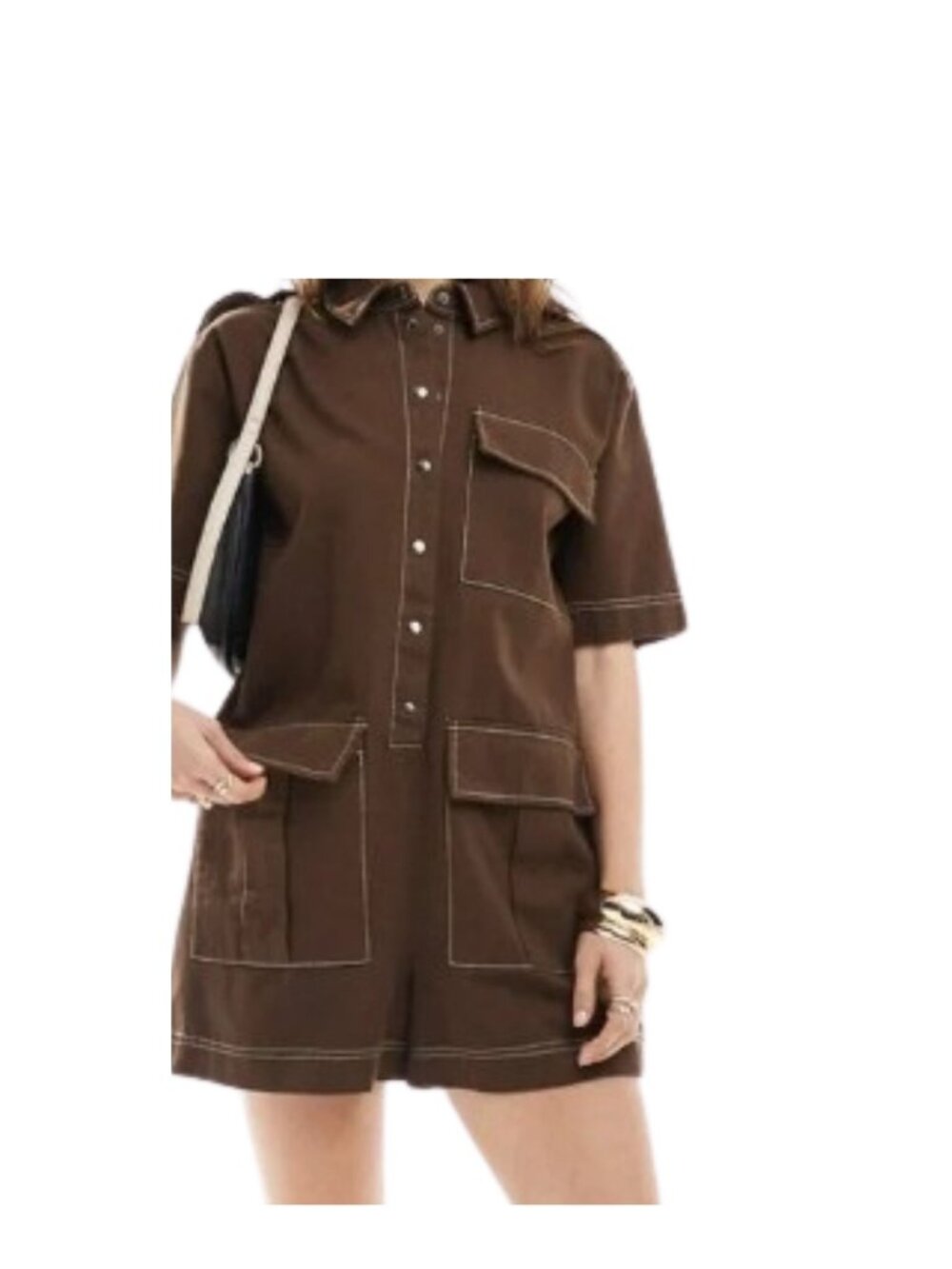 ASOS Design Pocket Detail Utility Romper